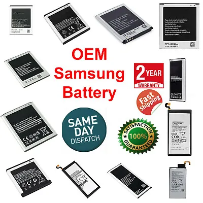 OEM SPEC Battery Replacement For Samsung Galaxy Original Note S4 S5 S6 S7 S8 S9 • $5.89