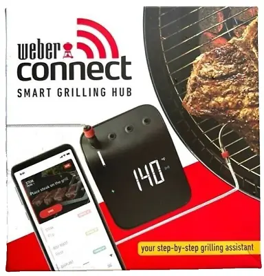 Weber Connect Smart Grilling Hub Meat Probe Bbq Grill Grilling Cooking Accessory • $59.98