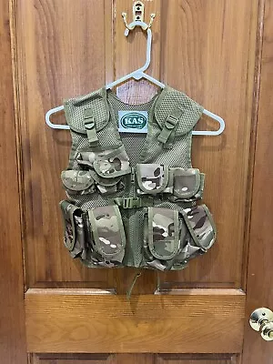 Kids Army Shop Cammo Tactical Vest Toy Costume Large • $28