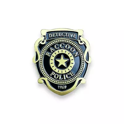 New Resident Evil Raccoon City Police Dept Detective Badge Enamel Pin Game Movie • $14