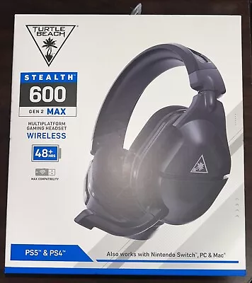 Turtle Beach Stealth 600 Gen 2 MAX Wireless Headset PS5/PS4 Switch PC Mac New • $80