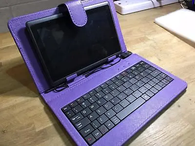 £11.79 • Buy Purple USB Keyboard Case 4 NATPC M009S RTB ULTIMATE Capacitive Android Tablet PC