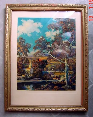 1939 Vintage Framed Maxfield Parrish Print-Early Autumn-Unsigned • $45