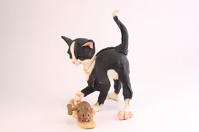 Country Artists A Breed Apart Gizmo Cat Kitten W/ Windup Toy Mouse Figurine • $63.91