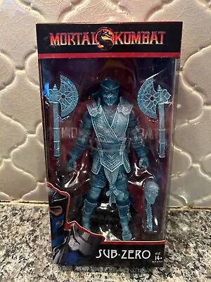 Sub Zero Mortal Kombat Action Figure Gamestop Exclusive Ice Blue  2019 Rare • $15