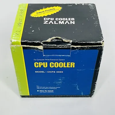 NEW Genuine Zalman  Copper CPU Cooling Fan Model CNPS5000 • $22.49