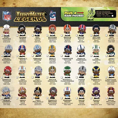 2022 NFL Legends TeenyMates -- Pick Your Own -- • $3.50