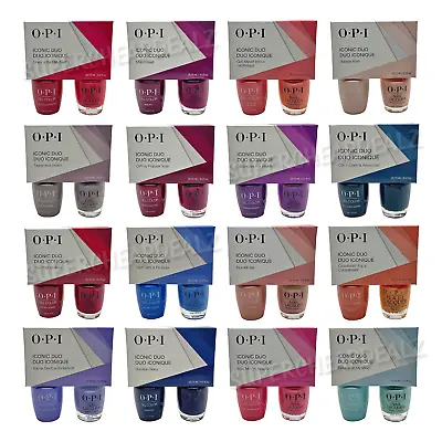 OPI ICONIC Matching DUO Set GelColor & Nail Lacquer Polish 0.5 Oz - AUTHENTIC • $25.95