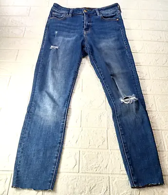 True Religion Dark Wash  Halle  Mid-Rise Super Skinny Jeans Size 28 Women's  • $15