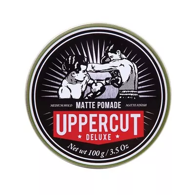 Uppercut Deluxe Matte Pomade Medium Hold No Shine Hair Styling Product 100g • £18.99