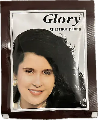 Glory Henna Hair Dye Colour Black/Brown/Chestnut/Light Brown Halal • £3.25