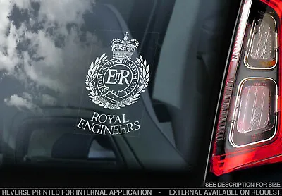Royal Engineers - Car Sticker - Military Army Armed Forces Window Decal - V03 • £3.99