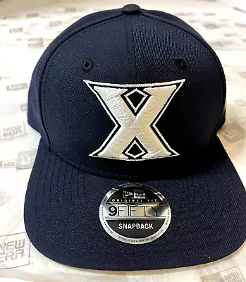 Xavier Musketeers NCAA New Era  Original Fit  9FIFTY Snapback Hat~Dark Navy • $24.99