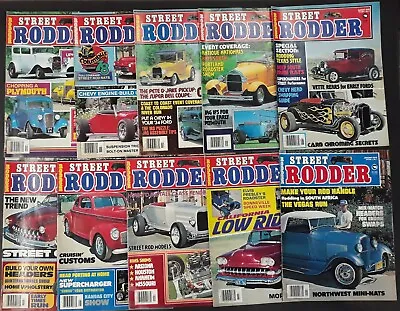 1978 STREET RODDER MAGAZINE 10 Issue Lot .. Missing The Feb And June Issues • $10