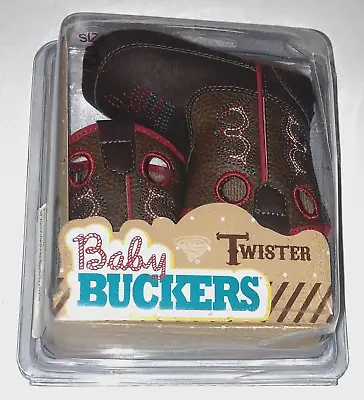 M&F Western Baby Boy Kolter Buckers Brown Boots (Infant-Toddler 3M) • $10.95