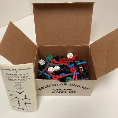 $8.95 • Buy Molecular Visions Flexible Organic Chem Molecular Model Kit, Darling Models 1996