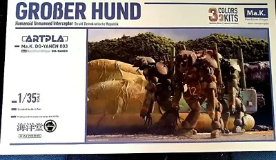 Ma.k ARTPLA Humanoid Unmanned Interceptor Grother Hund 3 Set • £50