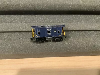 Custom N Scale Baltimore & Ohio Bay Window Caboose B&O #2994 • $3.49