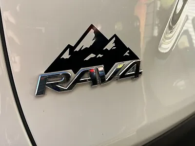 Mountain Decal Fits Toyota Rav 4 2019-2024 Rear Badge Vinyl Sticker Car • $7
