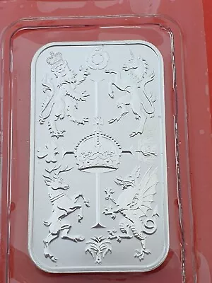 1oz Royal Celebration 999.9 Silver Bullion Bar Royal Mint In Original Package  • £34.95