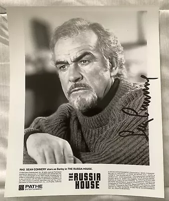 SEAN CONNERY Signed Autograph 8x10 The Russia House James Bond RARE! MINT! • $20.50