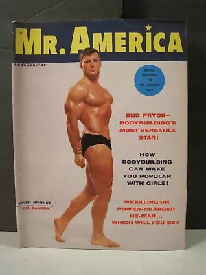 Mr. America Yvon Brunet Mr. Canada 1960 Vol 2 # 10 Body Builder Muscle Magazine • $23.79