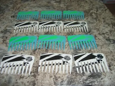 12 Vintage  Pocket Combs  Wide Tooth Detangling Mebco Zone 1 Short  B 945 #2 • $19.99