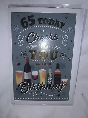 65th Birthday Card Male /birthday Card For 65 Year Old  4 Styles • £1.29