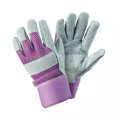 Briers Tuff Rigger Gardening Gloves Thorn Proof Leather Garden Womens Ladies • £7.49