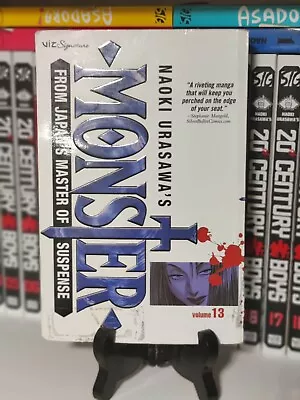 Monster Manga OOP RARE Singles Vol. 13 (ENGLISH) By Naoki Urasawa | Viz Media • $29.14