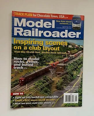 Model Railroader Magazine September 2013 Inspiring Scenes On A Club Layout • $9.53