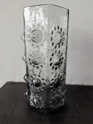 Vintage Dartington Frank Thrower Midnight Grey Nipple Vase 15cm • £15