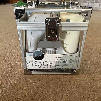 Visage Naturel Home Microdermabrasion Exfoliation System W Brush Heads & Serum • $16