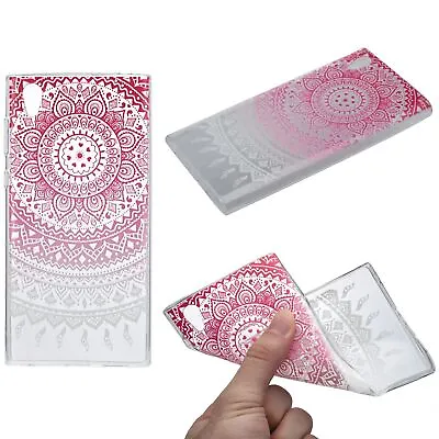 $21.66 • Buy Henna Cover For Phone Sony Xperia XA1 Ultra Case Silicone Case Sun Pink