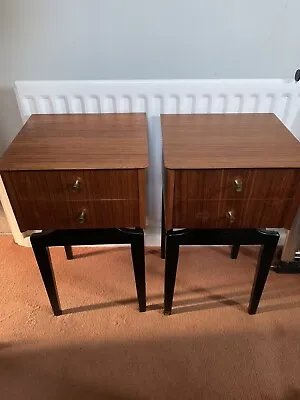£150 • Buy Vintage, Mid Century Pair Of Bedside Table