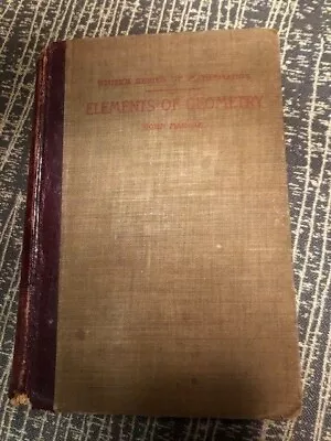 Elements Of Geometry - Plane And Solid By John Macnie (Hardcover 1895) • $19