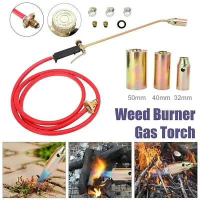 £15.26 • Buy Long Arm Propane Butane Gas Torch Burner Blow Kit Roofers Roofing Brazing + Hose