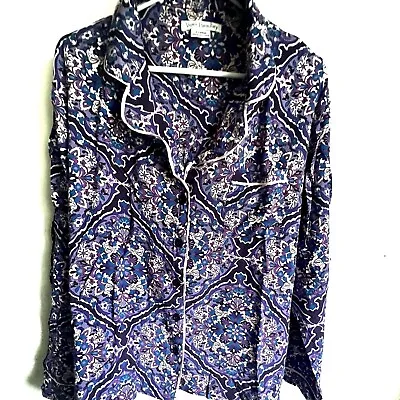 $15 • Buy Vera Bradley Purple Pajama Top Size XL