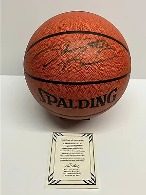 Shaquille O'Neal & Alonzo Mourning Signed Autograph FULL SIZE Basketball + COA • $325