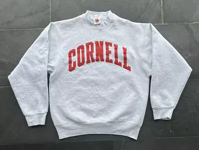 Vintage 90s Cornell University College Heavyweight FOTL Supercotton Sweatshirt M • $49.99