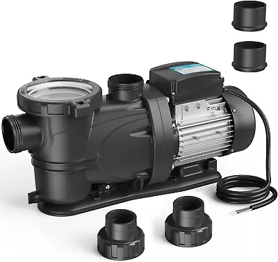 Pool Pump Large Powerful 2 HP Inground/Above Ground Pump With Timer New In Box  • $120