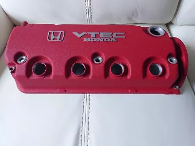 Wrinkle Red Valve Cover Honda Sohc D16z6 Vtec Oem Jdm • $319.99