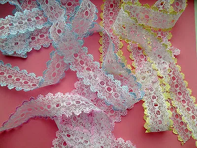  ~Eyelet Knitting In Lace Various Lengths All Shades DOVECRAFT • £3.95