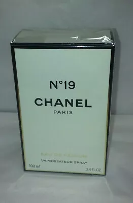£226.32 • Buy Chanel No 19  Eau De Parfum 3.4 Oz Sealed