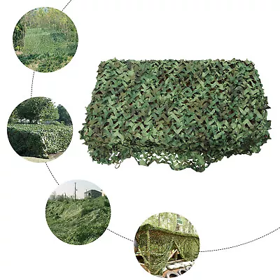 Camouflage Cover Hunting Military Sun Shelter Net Woodland Army Camo Camping Lot • $36