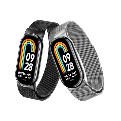 $10.05 • Buy Metal Wristband Bracelet For Xiaomi Mi Band 6 5 4 3 Stainless Steel Wrist Strap