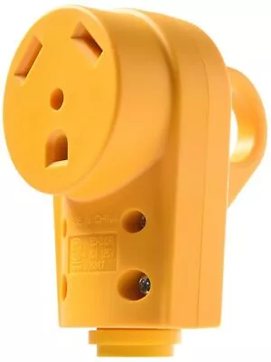 NEMA TT-30R RV Replacement Female Plug 125V 30 Amp With Disconnect Handle • $11.99