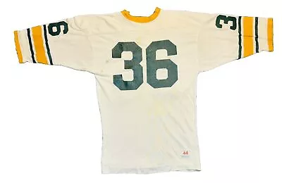Vintage Champion 1970s DURENE Jersey Green Bay Packers Colors Size 44 Football • $50