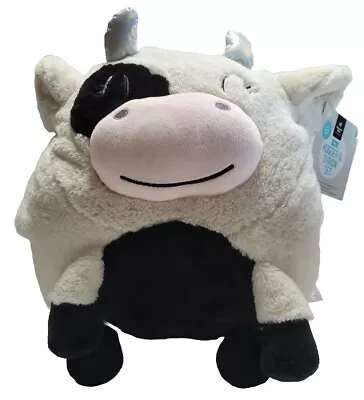 Members Mark Kids Hugger Cow Replacement Piece Plush Hand Warmer Black White  • £12.49