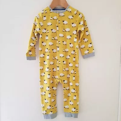 Baby Boden 3-6m Sheep Sleepsuit Babygrow New Boys Girls Unisex • £8.99